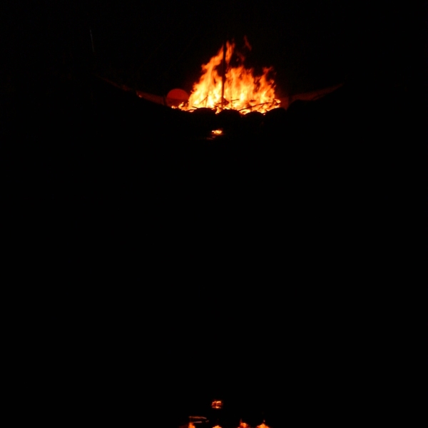 Amlwch 2004 (Gorm) burning boat reflection 5.jpg